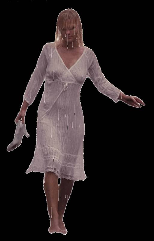 по лужам под дождем